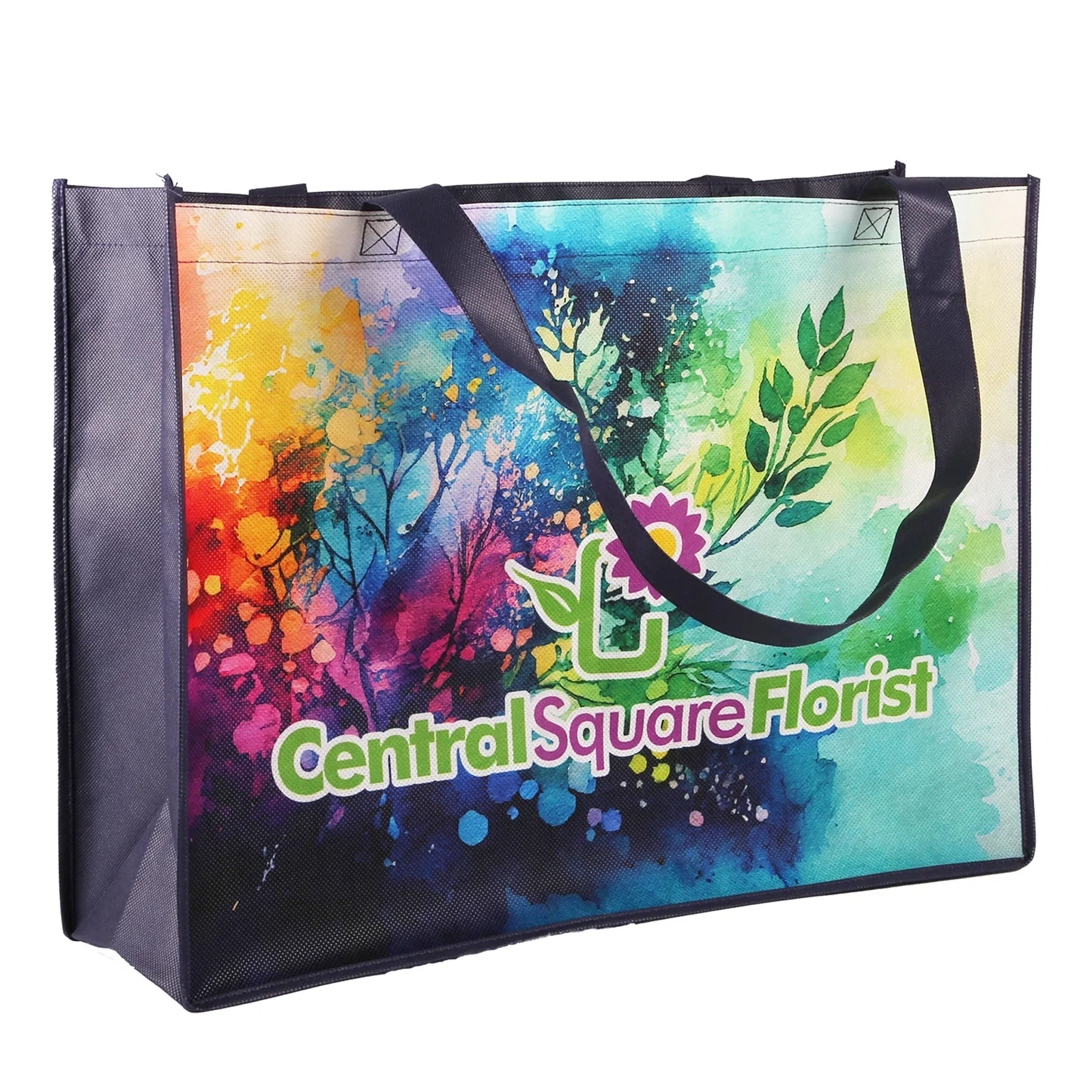Sublimated Large Non-Woven Shopping Tote (2-Sided) — view 15