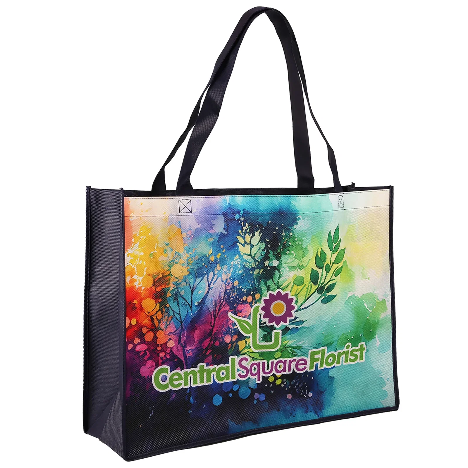 Sublimated Large Non-Woven Shopping Tote (2-Sided) — view 3