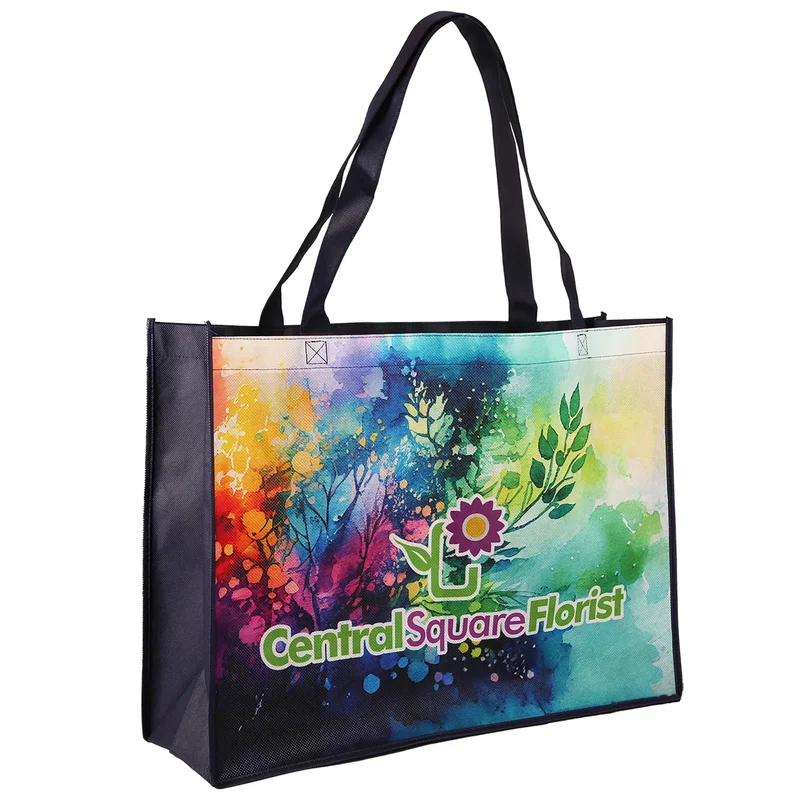 Sublimated Large Non-Woven Shopping Tote (2-Sided) — view 3