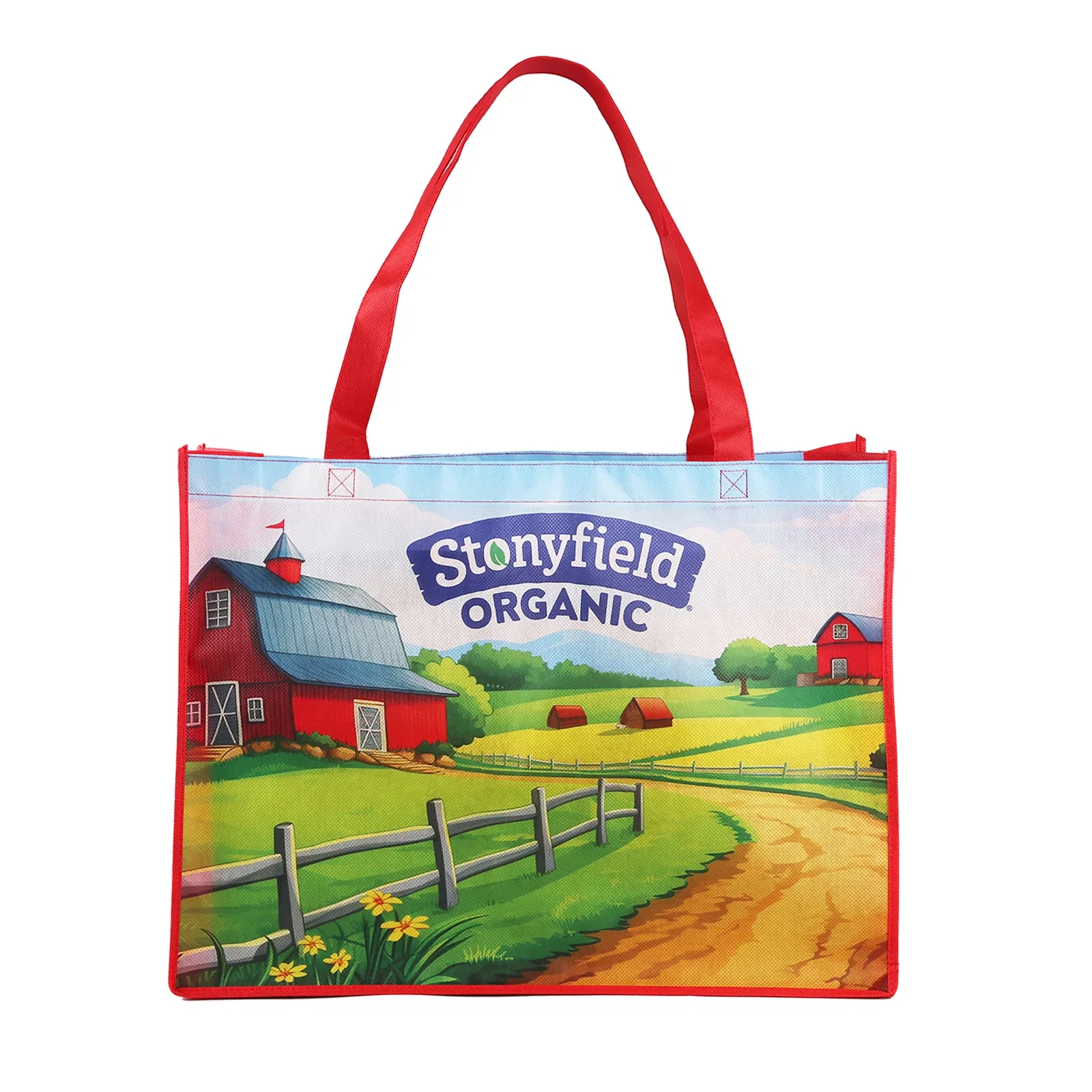 Sublimated Large Non-Woven Shopping Tote (2-Sided) — view 8