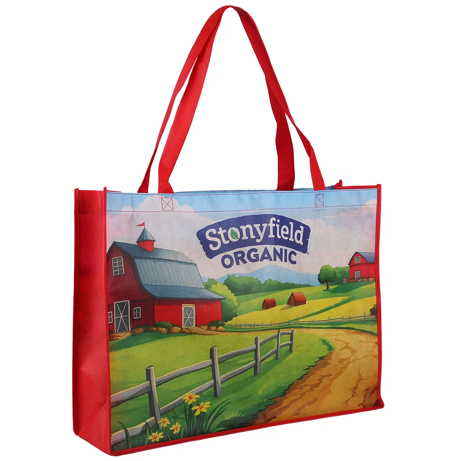 Sublimated Large Non-Woven Shopping Tote (2-Sided) — view 9