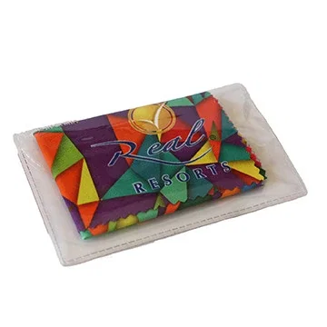 Sublimated Microfiber Cloth w/Case — view 2