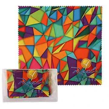 Sublimated Microfiber Cloth w/Case — view 3