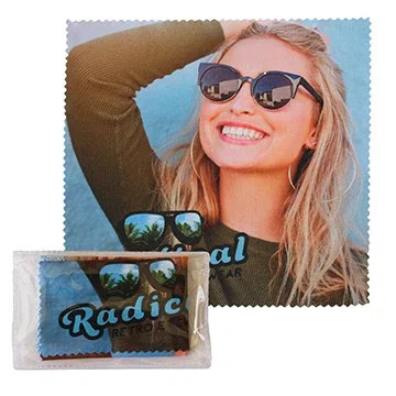 Sublimated Microfiber Cloth w/Case — view 6