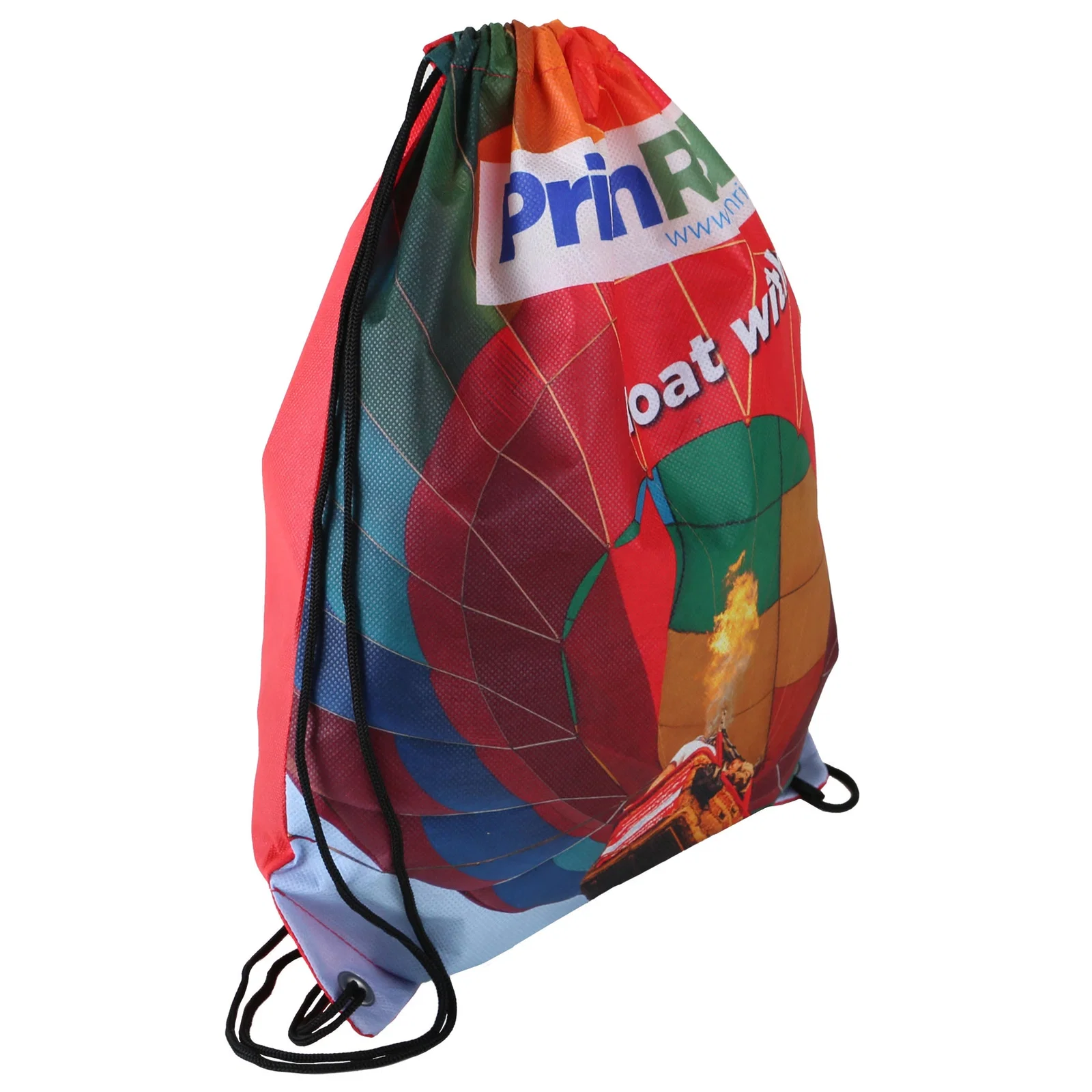 Sublimated Non-Woven Drawstring Backpack — view 4