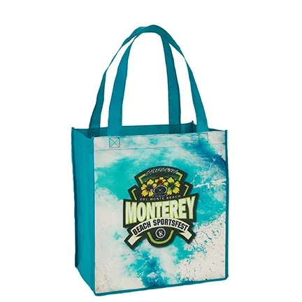 Grocery Tote Bag (22" Handles & Edge-to-Edge Sublimated) — view 3