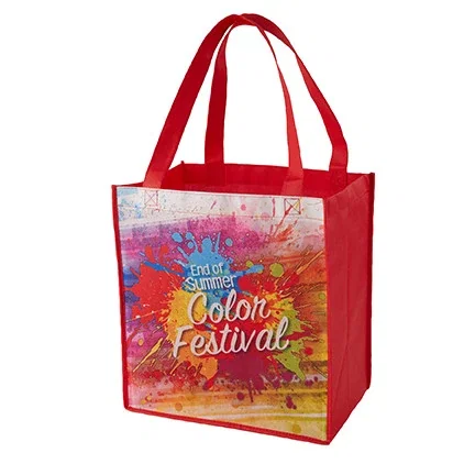 Grocery Tote Bag (22" Handles & Edge-to-Edge Sublimated) — view 4