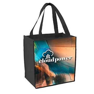 Grocery Tote Bag (22" Handles & Edge-to-Edge Sublimated) — view 5