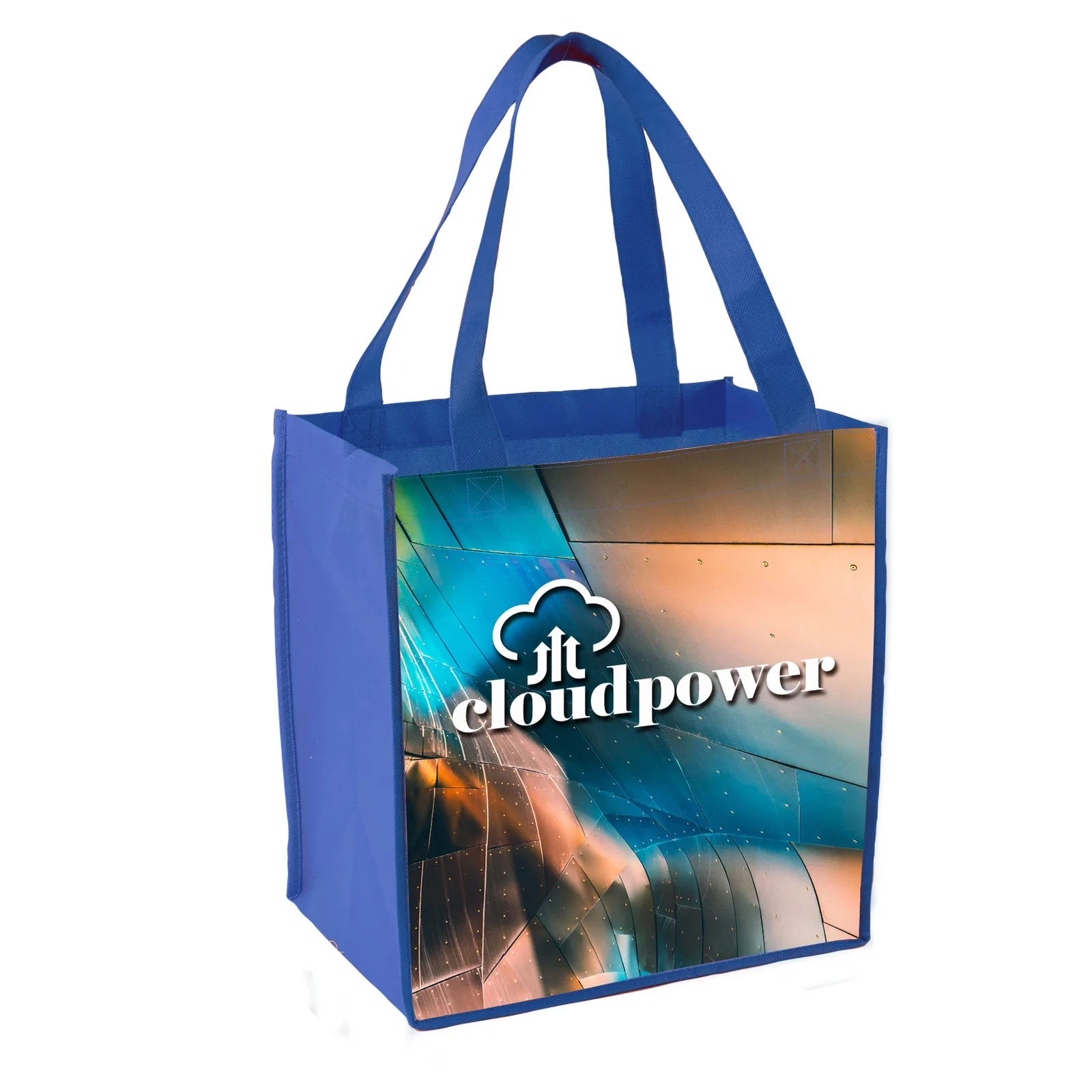 Grocery Tote Bag (22" Handles & Edge-to-Edge Sublimated) — view 8