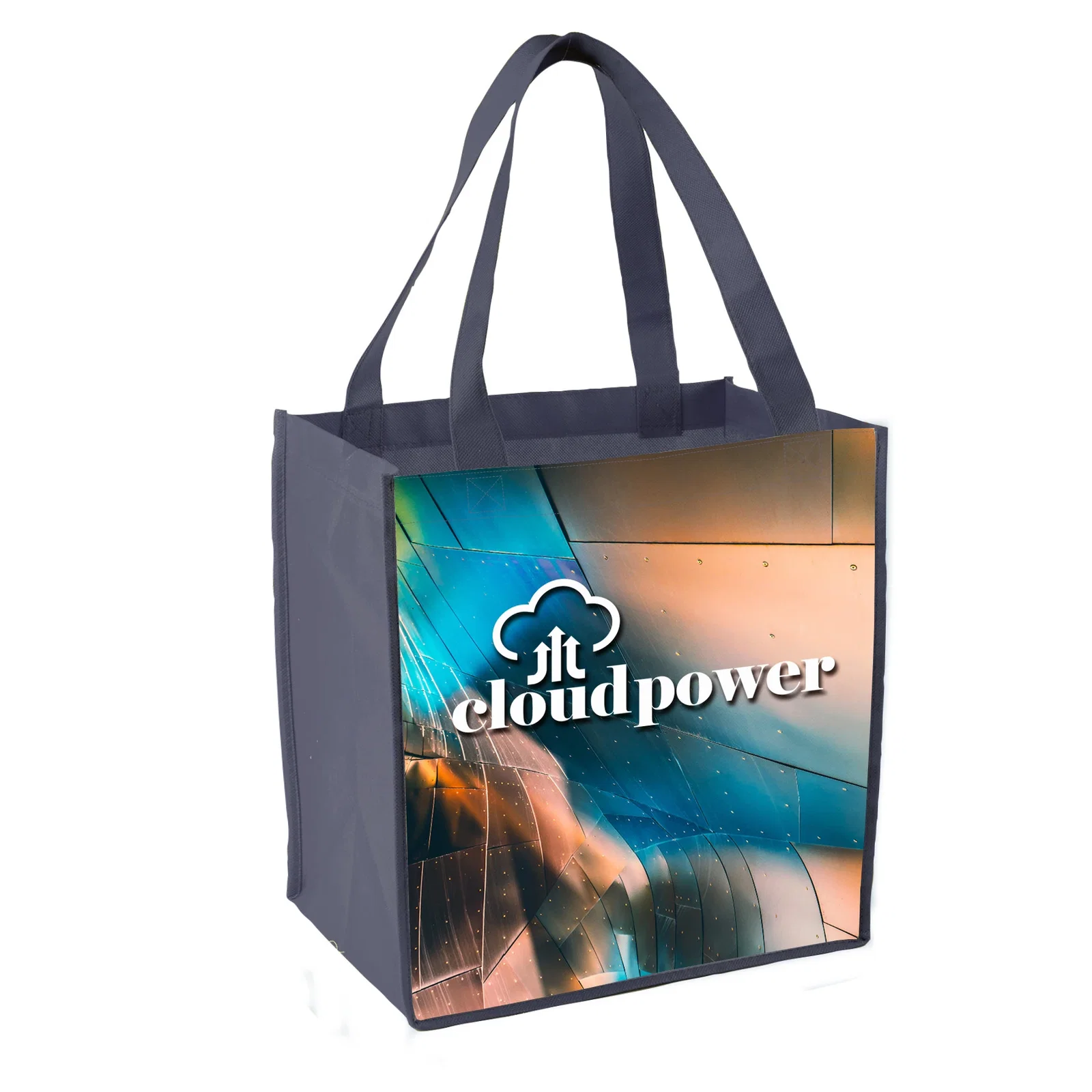 Grocery Tote Bag (22" Handles & Edge-to-Edge Sublimated) — view 9