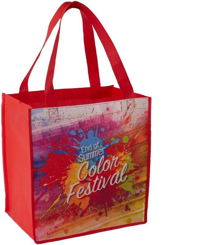 Custom Sublimated Non-Woven Grocery Tote Bag