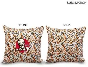 Sublimated or Blank Polyester Large Throw Cushion, 18x18