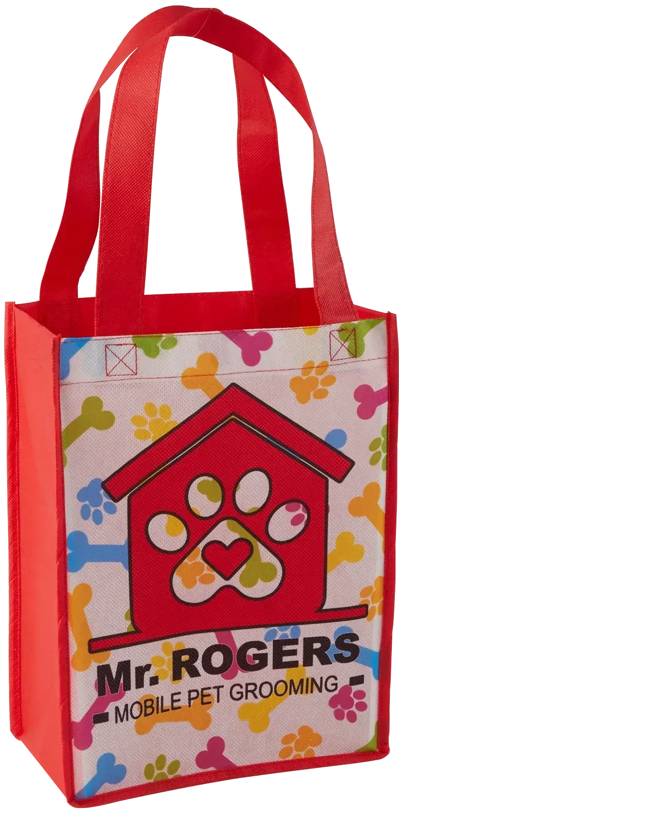 Personalized Sublimated Non-Woven Mini Tote Bag