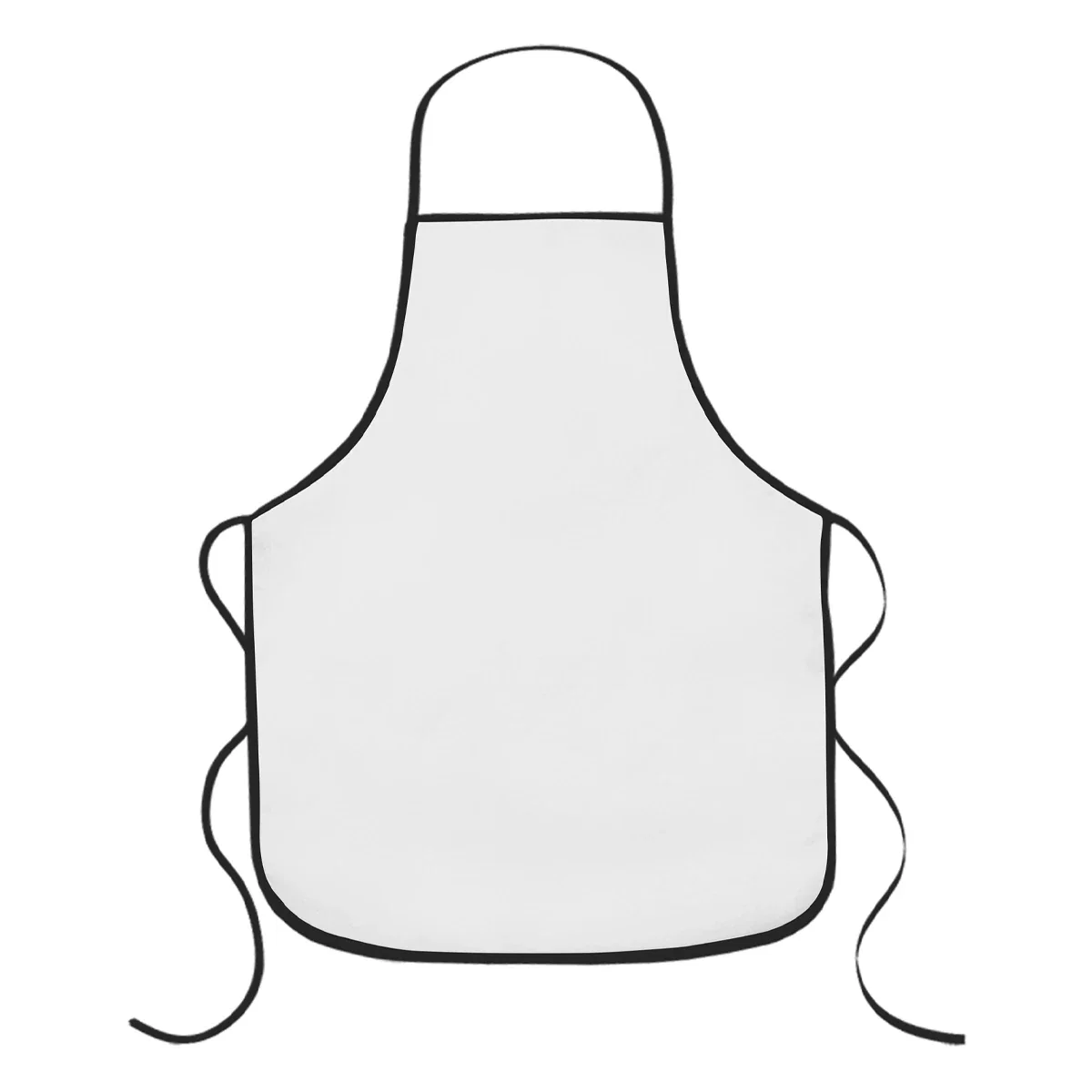 Angled view showing the full length from bib to hem