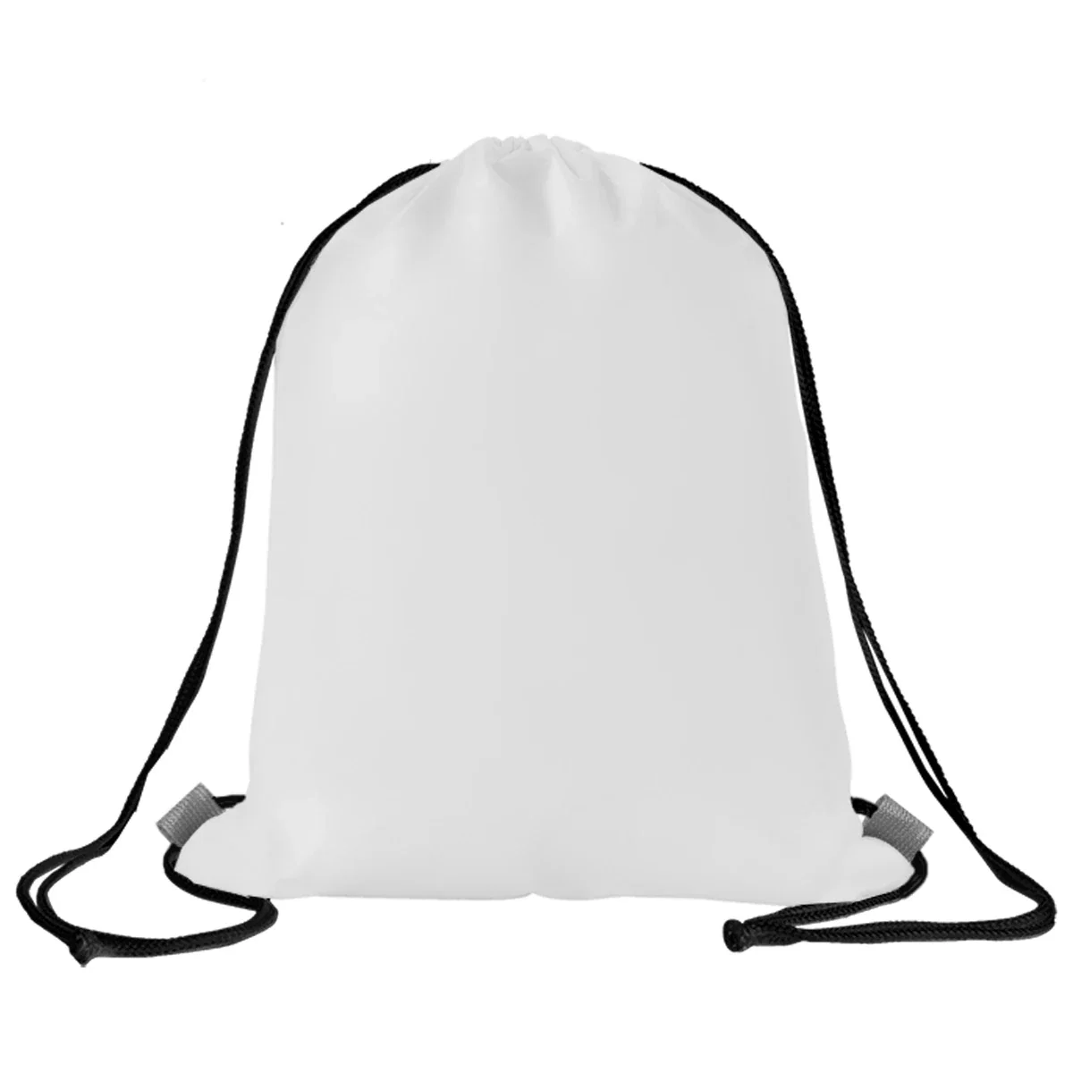 Recycled polyester cinch pack shown in white