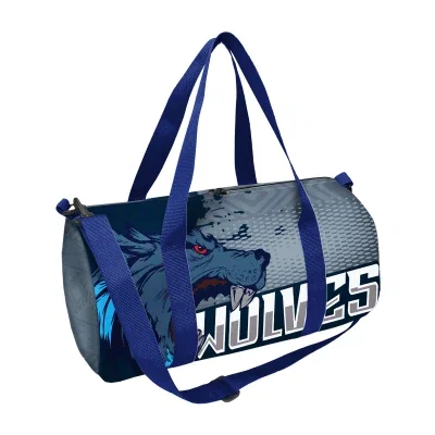 Recycled polyester duffel with a zip top and dual carry handles
