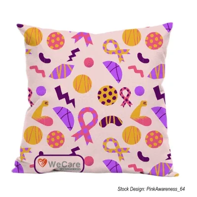 Sixteen inch square throw pillow with a smooth printable face