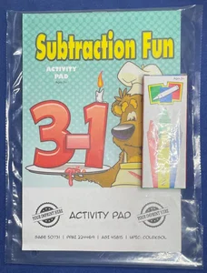 Subtraction Fun Kids Activity Pad - Educational & Free Shipping