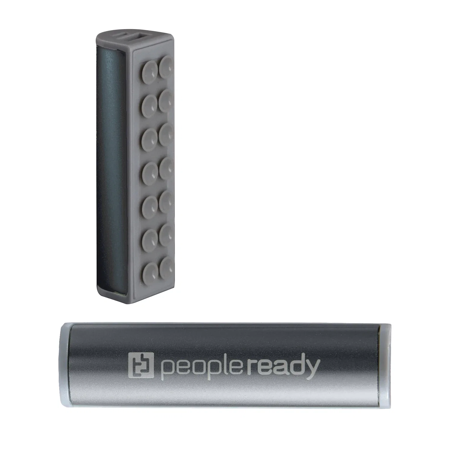 Personalized Suction Cup Power Bank 2200 — Gray — view 2