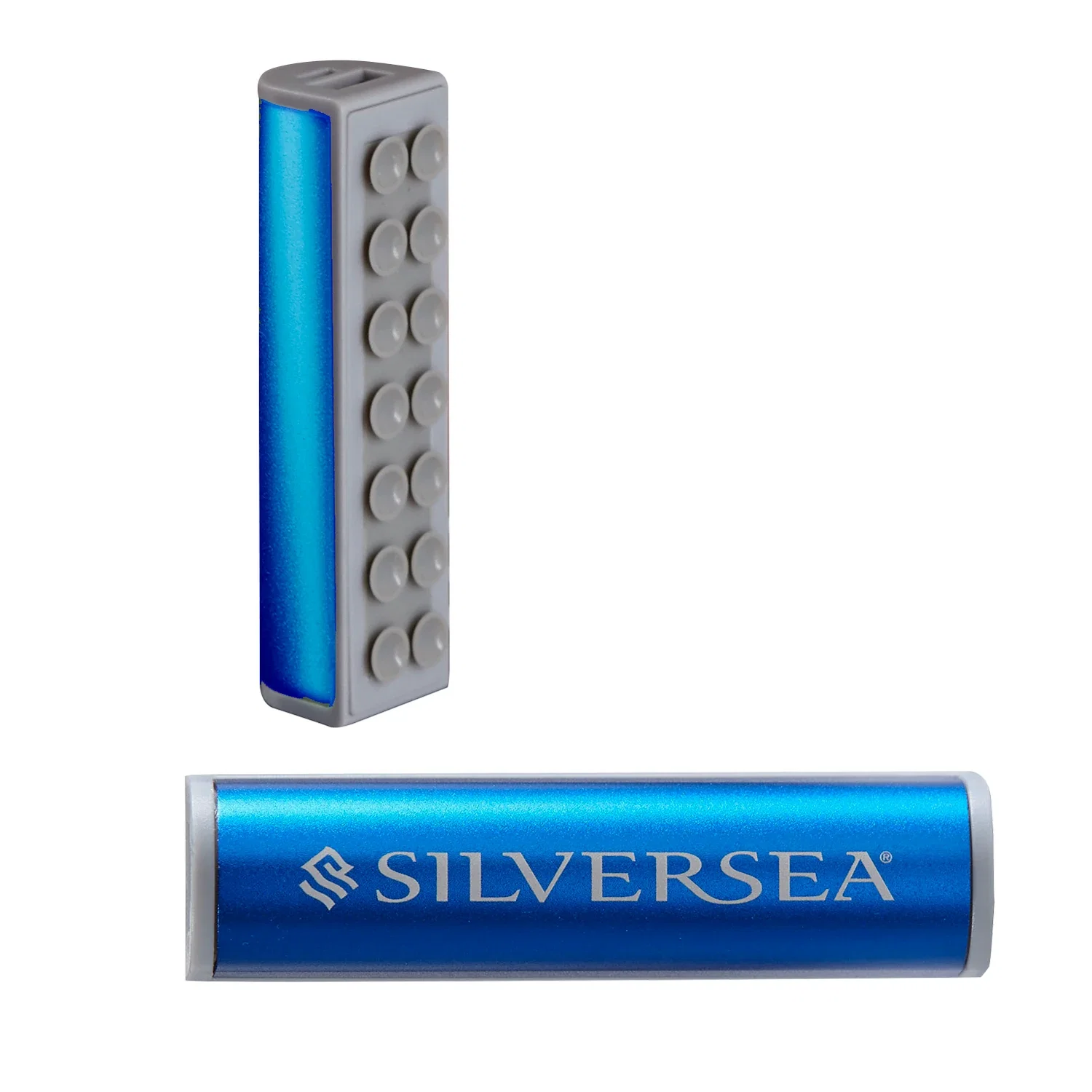 Personalized Suction Cup Power Bank 2200 — Blue — view 3