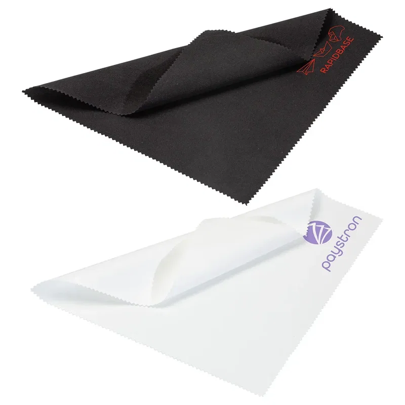 Logo Cloth 10x10 Microfiber Cleaning Cloth. — view 2