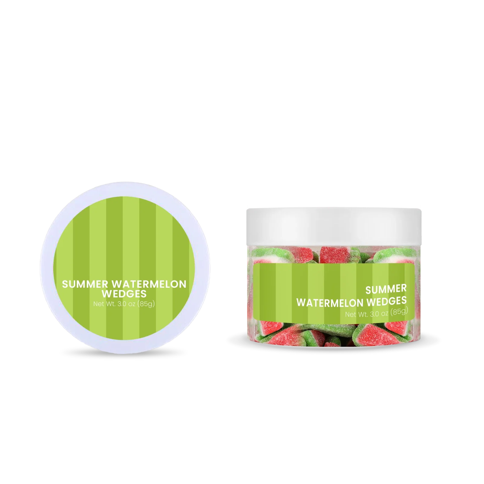 Summer Watermelon Wedges in a Jar — view 2