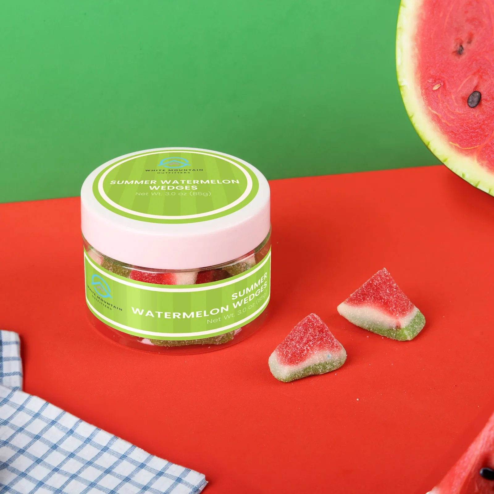Summer Watermelon Wedges in a Jar — view 5