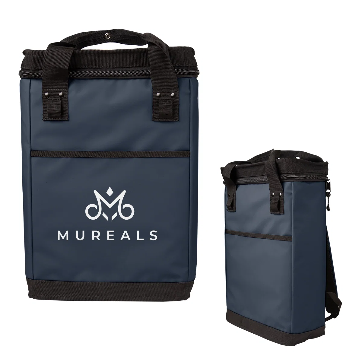 Insulated cooler backpack sized to carry twenty-four cans