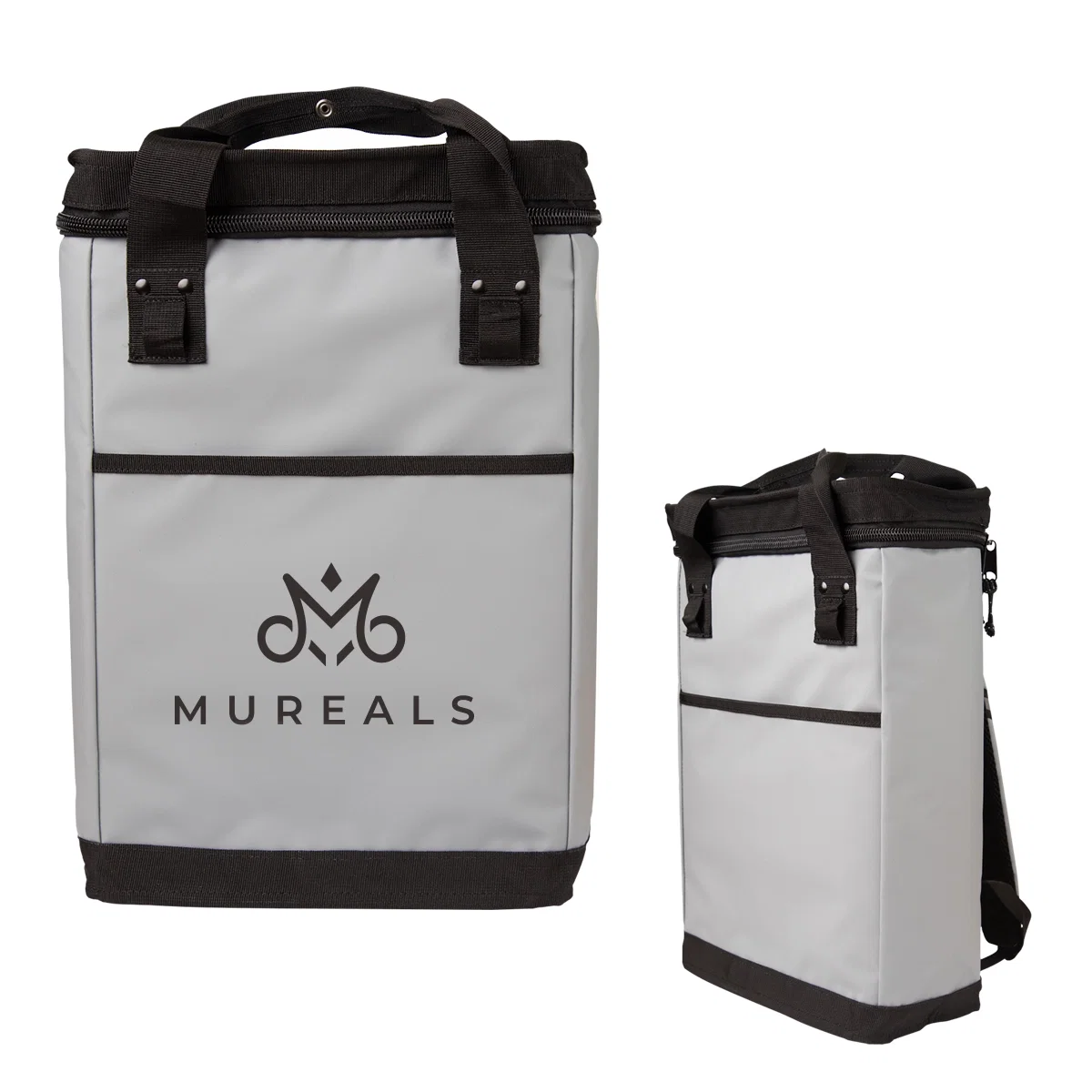 Padded shoulder straps on the back of the pack