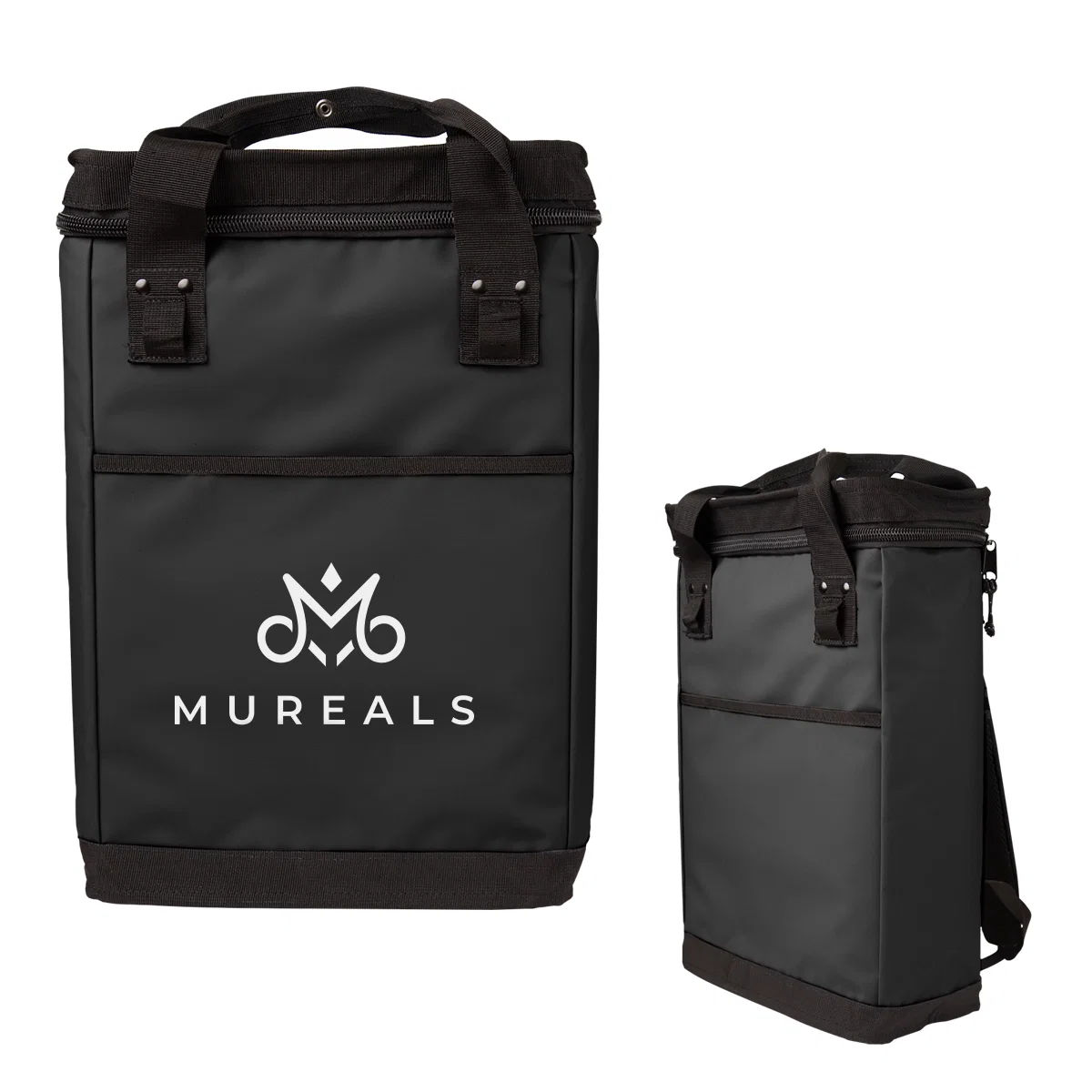 Nearly twenty-inch tall bag standing upright