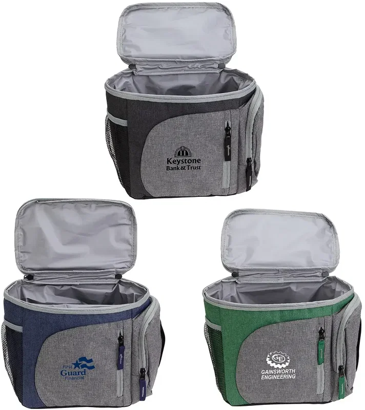 Custom Summit Insulated Cooler Bag with Personalized Napkin Dispenser — view 3