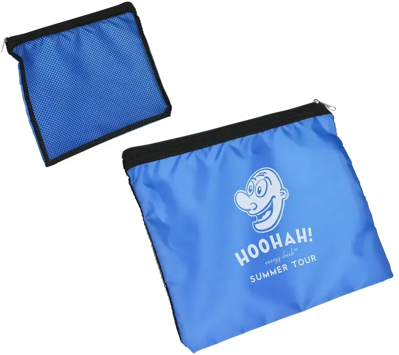 Branded Mesh Utility Pouch — view 4