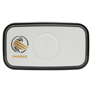 Sunset 20W Stereo Speaker with White Noise, Clock, Radio, and 15W Wireless Charger
