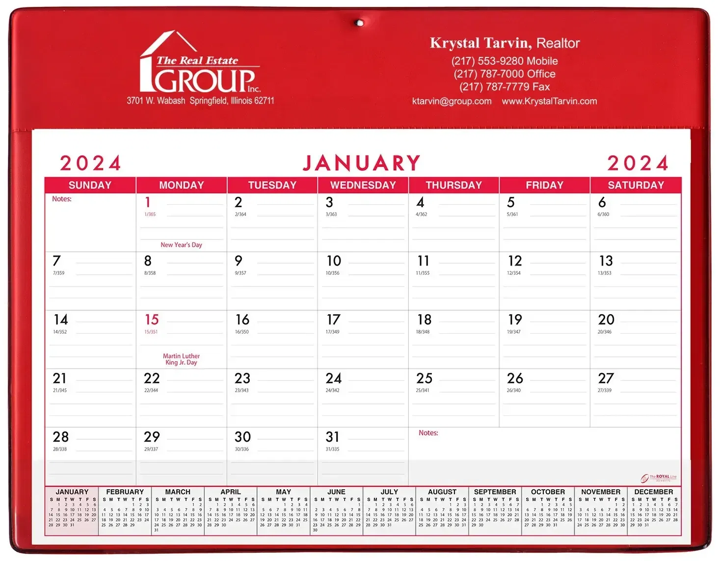 Branded Custom Calendar Pad