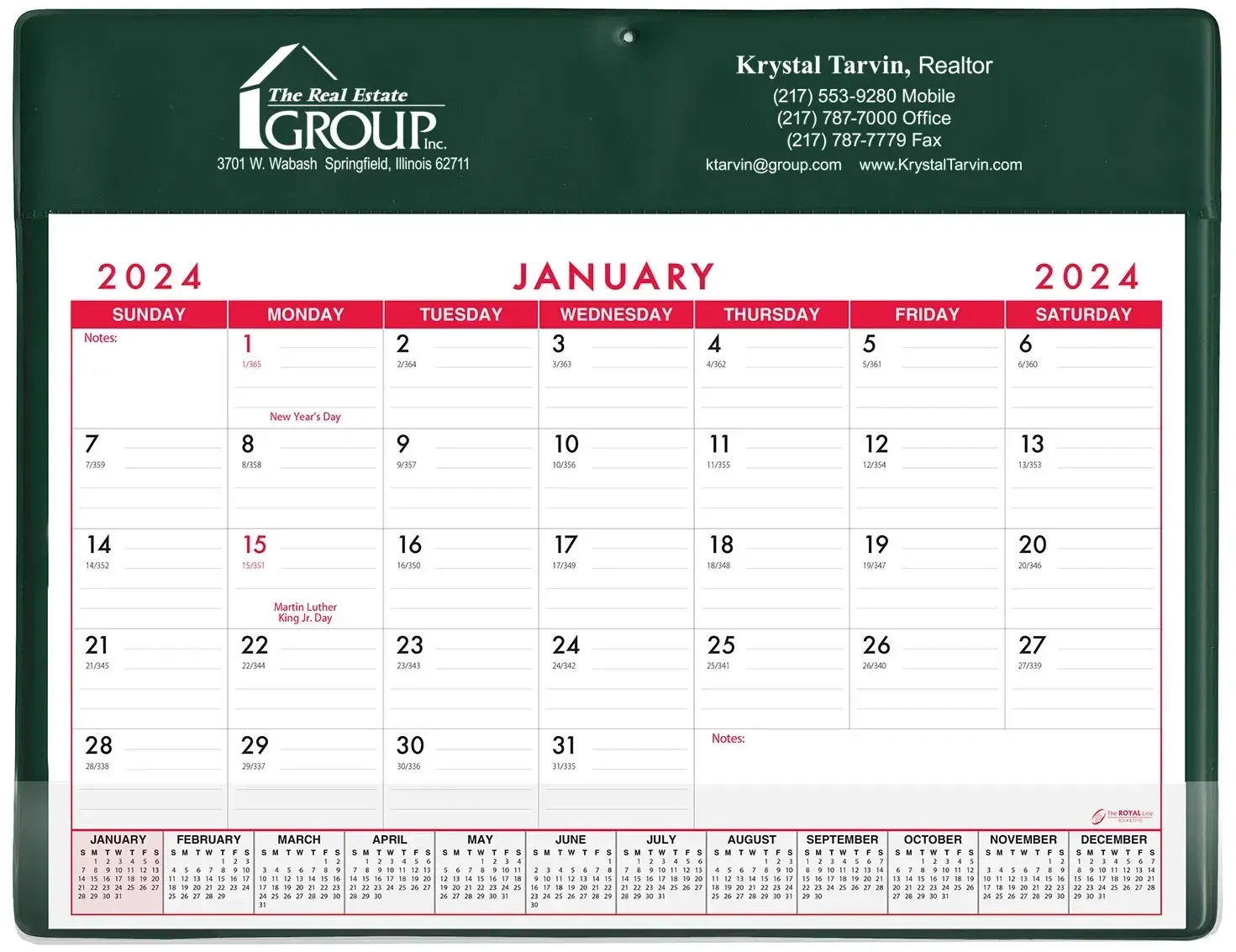 Branded Custom Calendar Pad — view 2