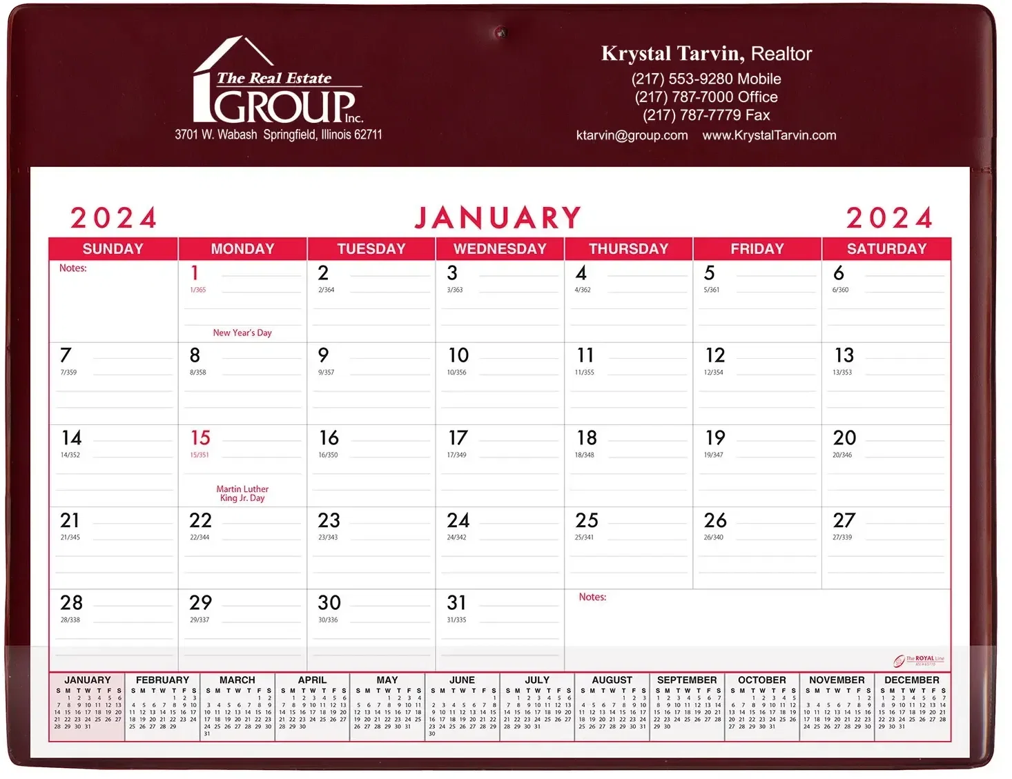 Branded Custom Calendar Pad — view 3