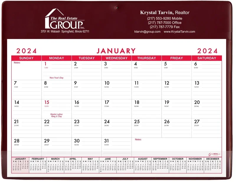 Branded Custom Calendar Pad — view 3