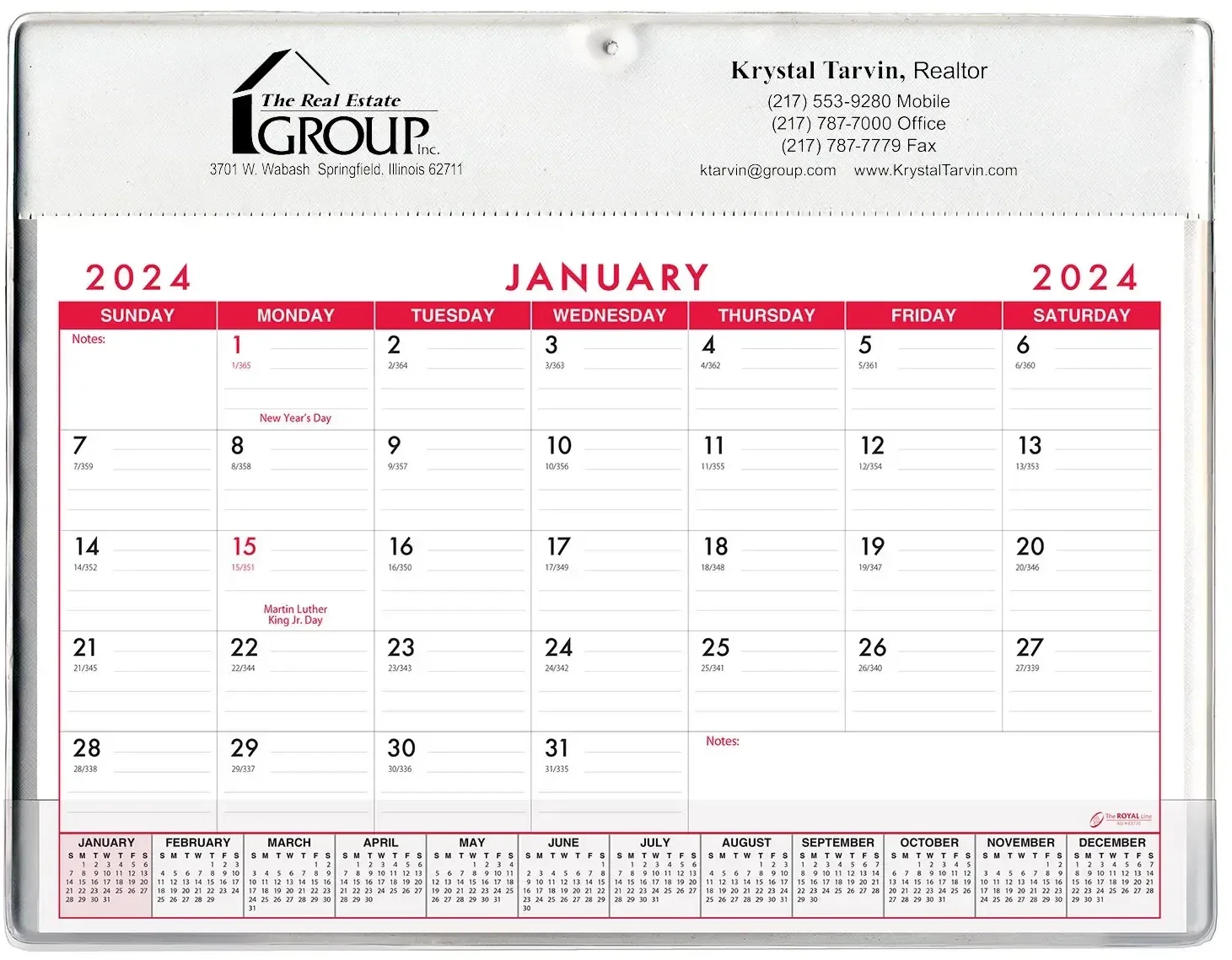 Branded Custom Calendar Pad — view 4