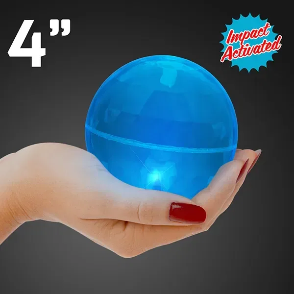 Super Sized Blue Air Bounce Balls with LEDs — view 4