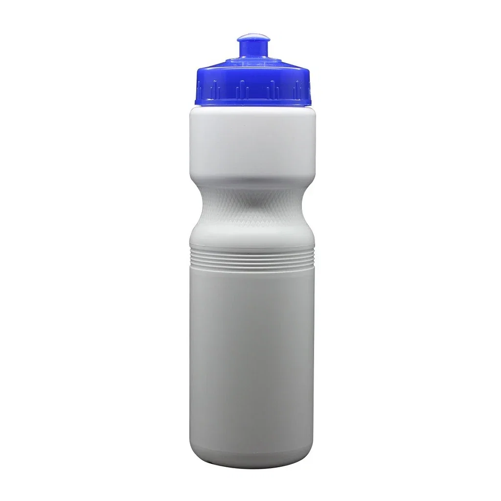 Super Value 28 Oz Bike Bottle — White,Cap Color: Blue Cap — view 2
