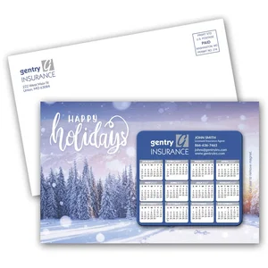 SuperSeal Laminated Card With Calendar Magnet, 5.19" x 8" Paper, Full-Color Imprint