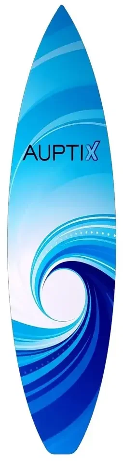 Surfboard - 68" Wood Display