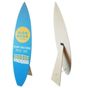 Surfboard - 68" Wood Display  — view 4