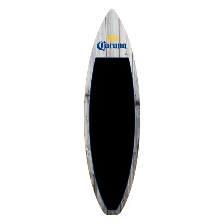 Surfboard - 68" Wood Display - With Dry Erase Surface  — view 3
