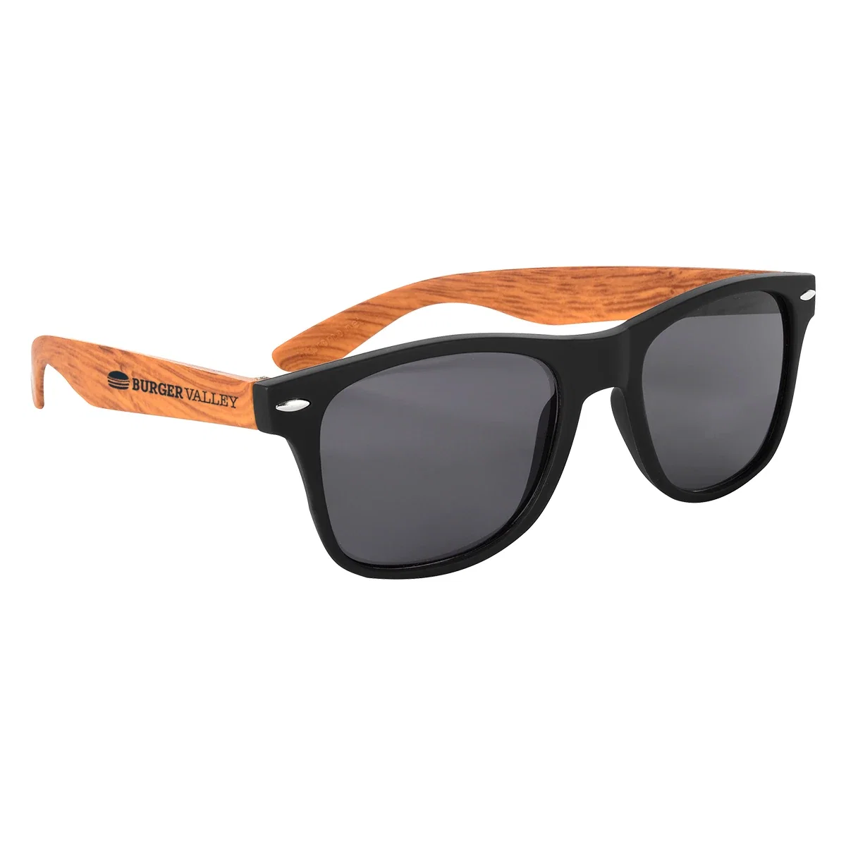 Worn on a summer afternoon, the sunglasses shield the eyes