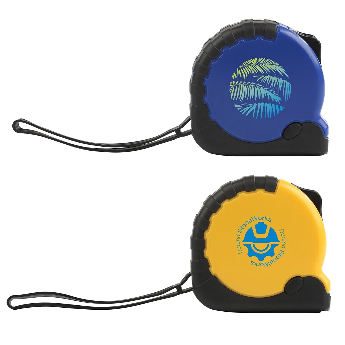 Custom Surveyor 10-Foot Tape Measure, front view of the branded tape measure