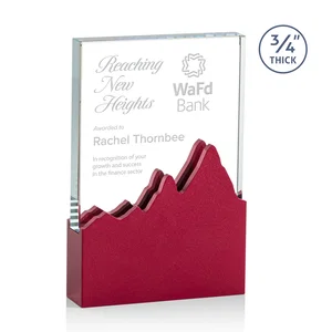 Mountain Range Starfire Award with Reversible Metal Base