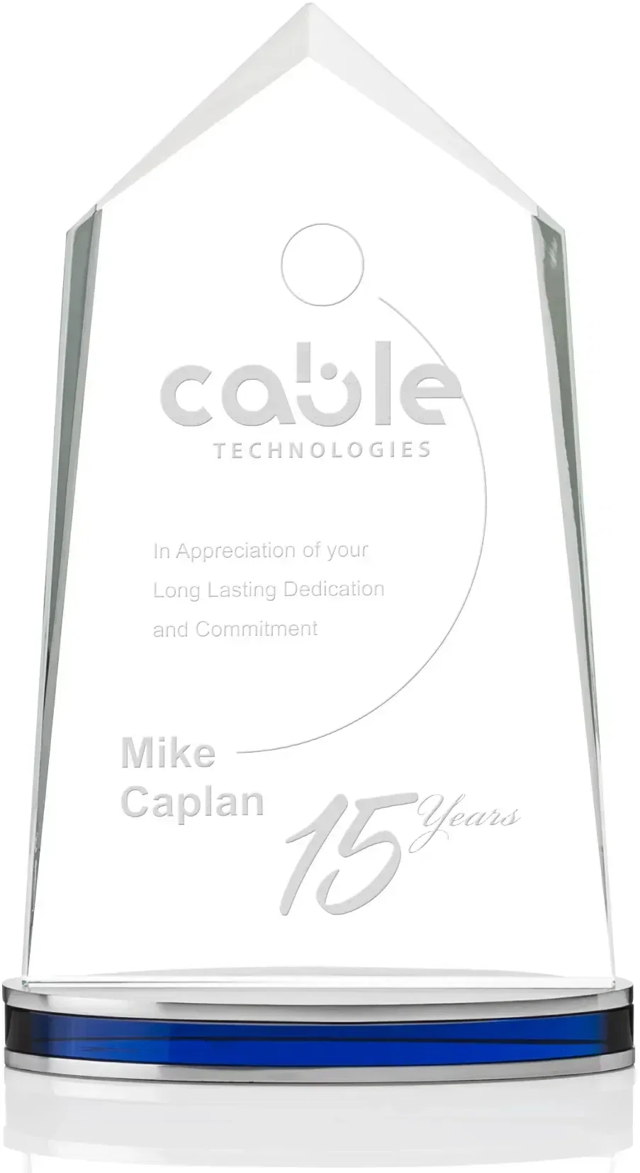Personalized Swansea Starfire Award — view 2