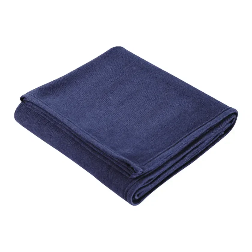Custom Cotton Blend Sweatshirt Blanket -  50" x 60" — view 3