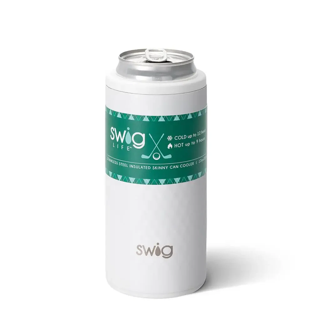 Swig 12oz Skinny Can Cooler-Golf Partee — view 3